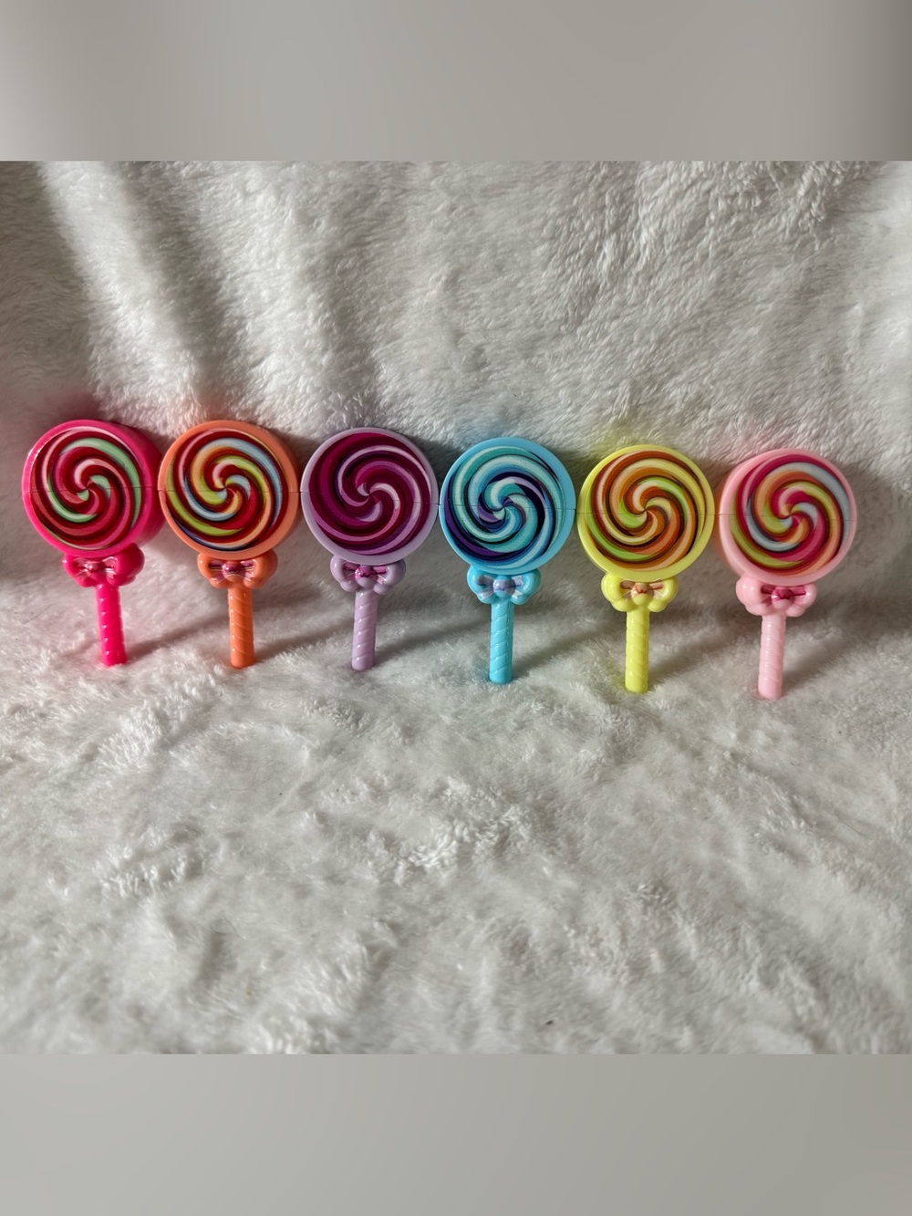 Colorful Lollipop Lip Balm - Assorted Pastel Colors
